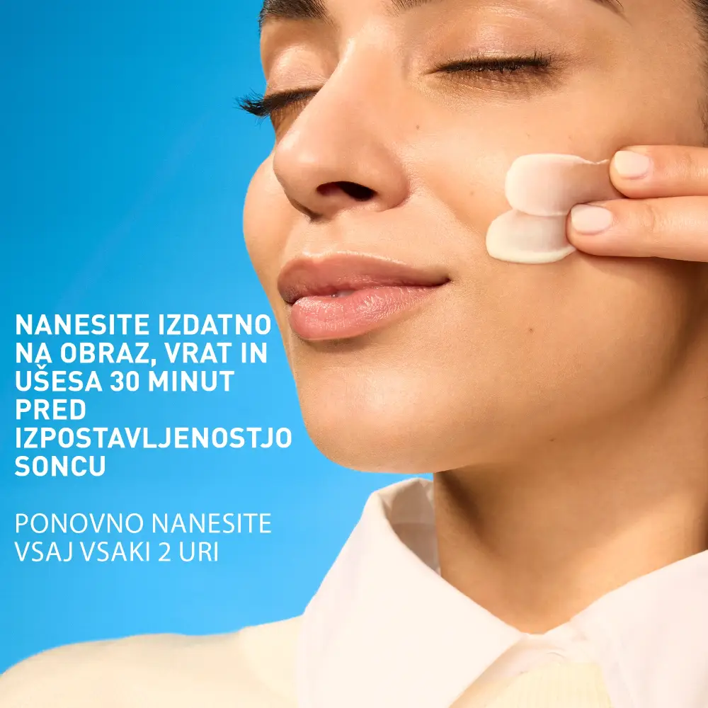 CeraVe Sun, nevidni vlažilni fluid za zaščito pred soncem - ZF50 (50 ml)